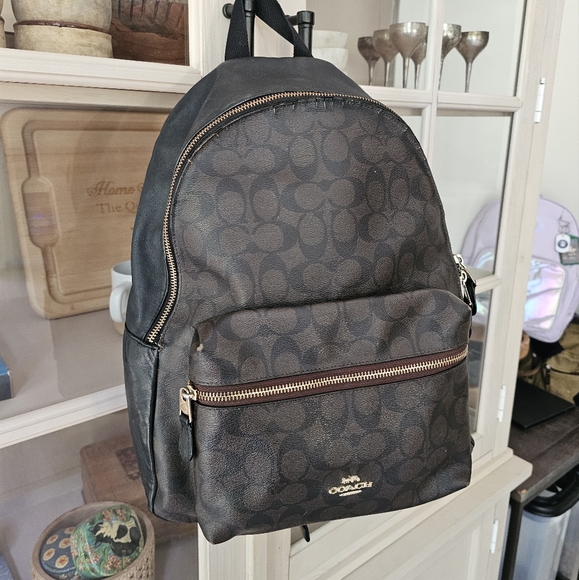 coach charlie large backpack size F58314 Khaki Black Balilene stop global shopping destination. SpreeSuki - Coach Backpack Large